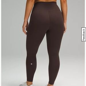 Lululemon Wunder Train Contour Fit High-Rise Tight 25”